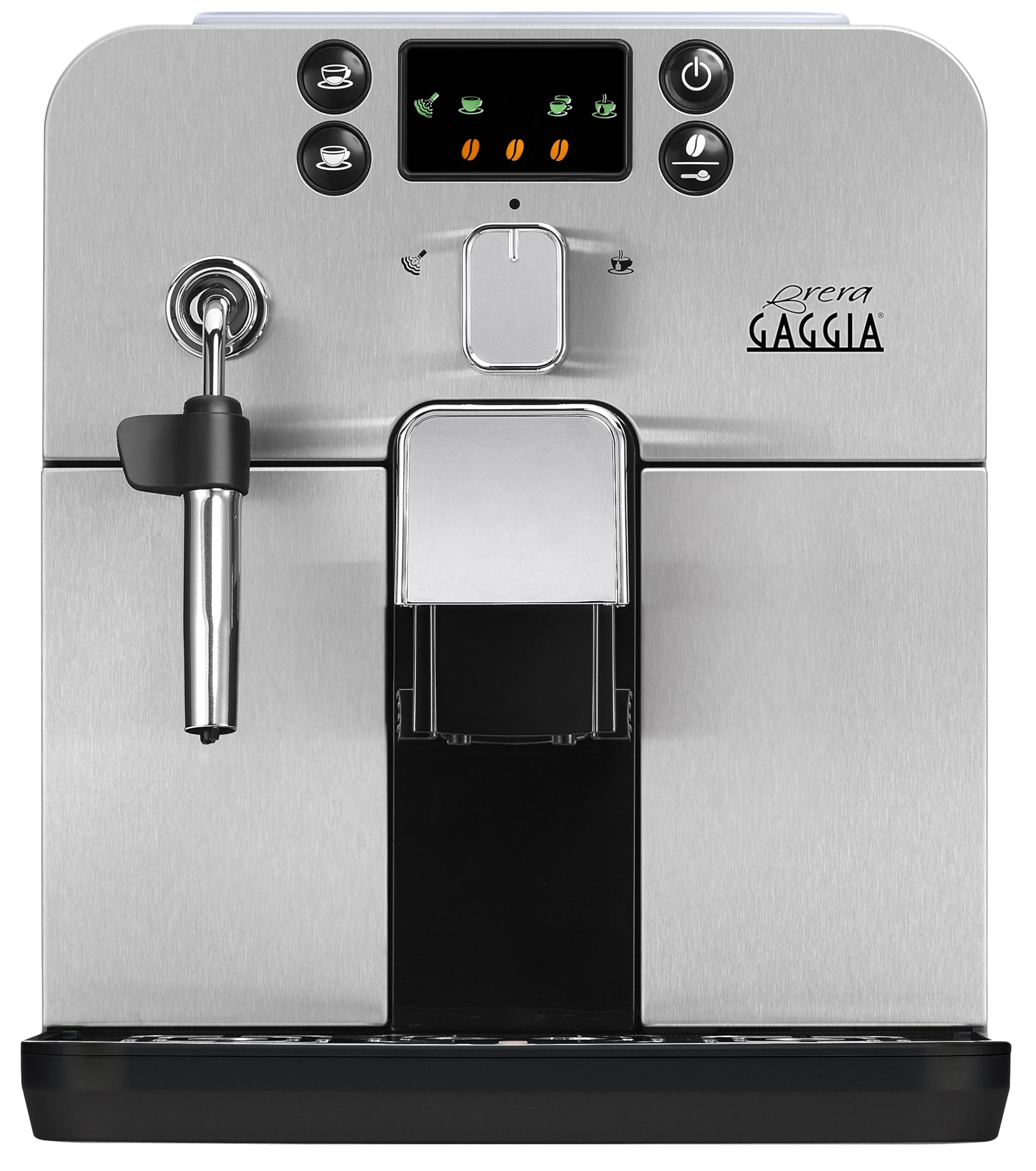 gaggia-brera-ri9305-11-macchina-caff-automatica-argento-nero-grani-e-macinato image 1