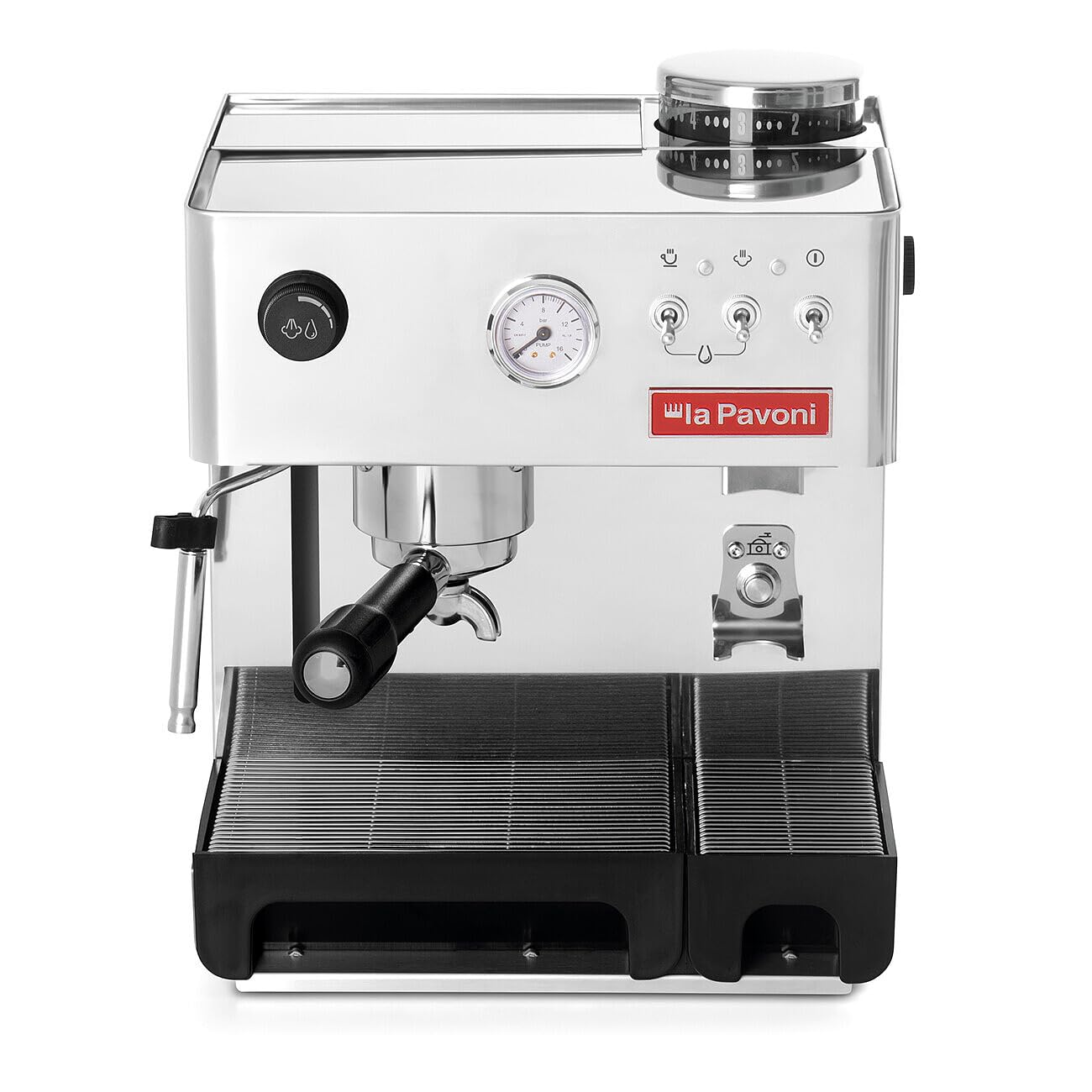 la-pavoni-domus-bar-lpcdmb02eu-espresso-con-macinacaff-inox image 2