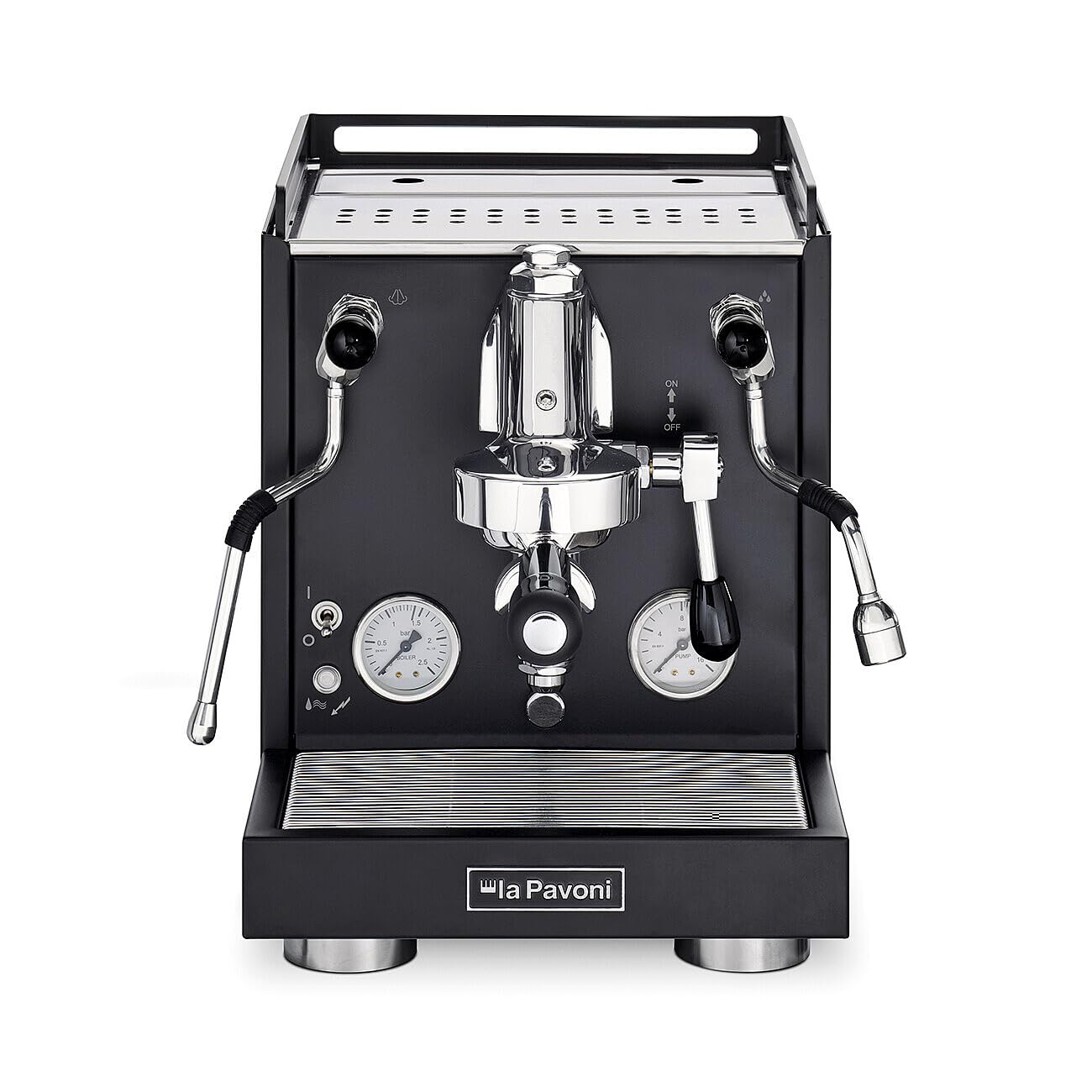 la-pavoni-new-cellini-evolution-lpscvb01eu-macchina-espresso-acciaio-nero image 2