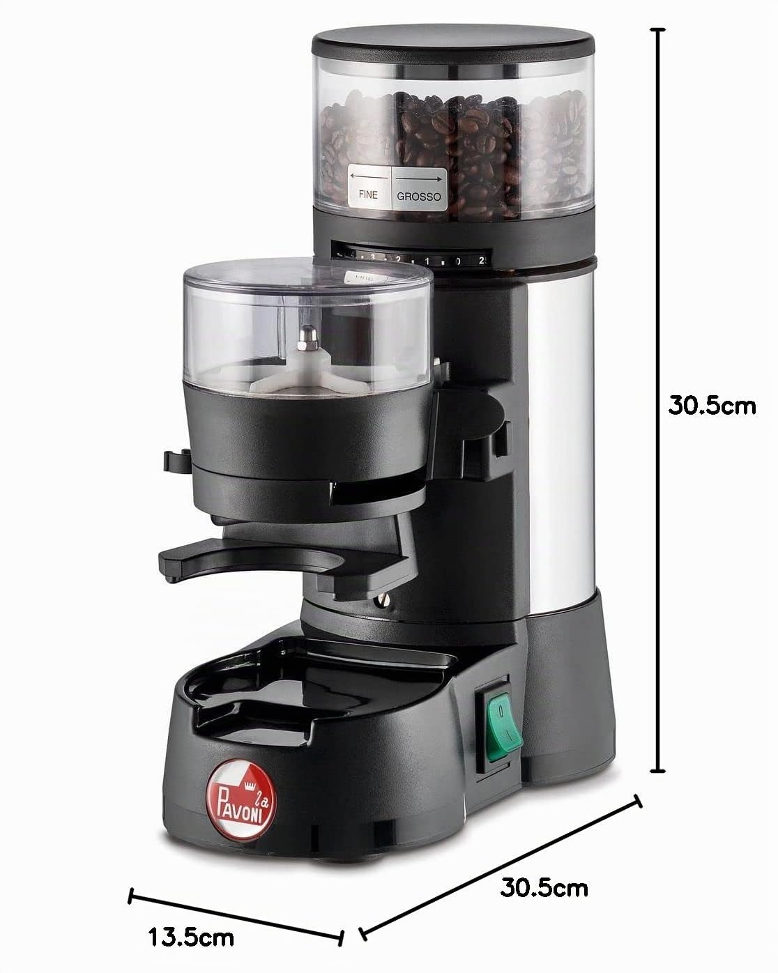 la-pavoni-jolly-dosato-lpgjdl01eu-macinacaff-noir-argent image 4