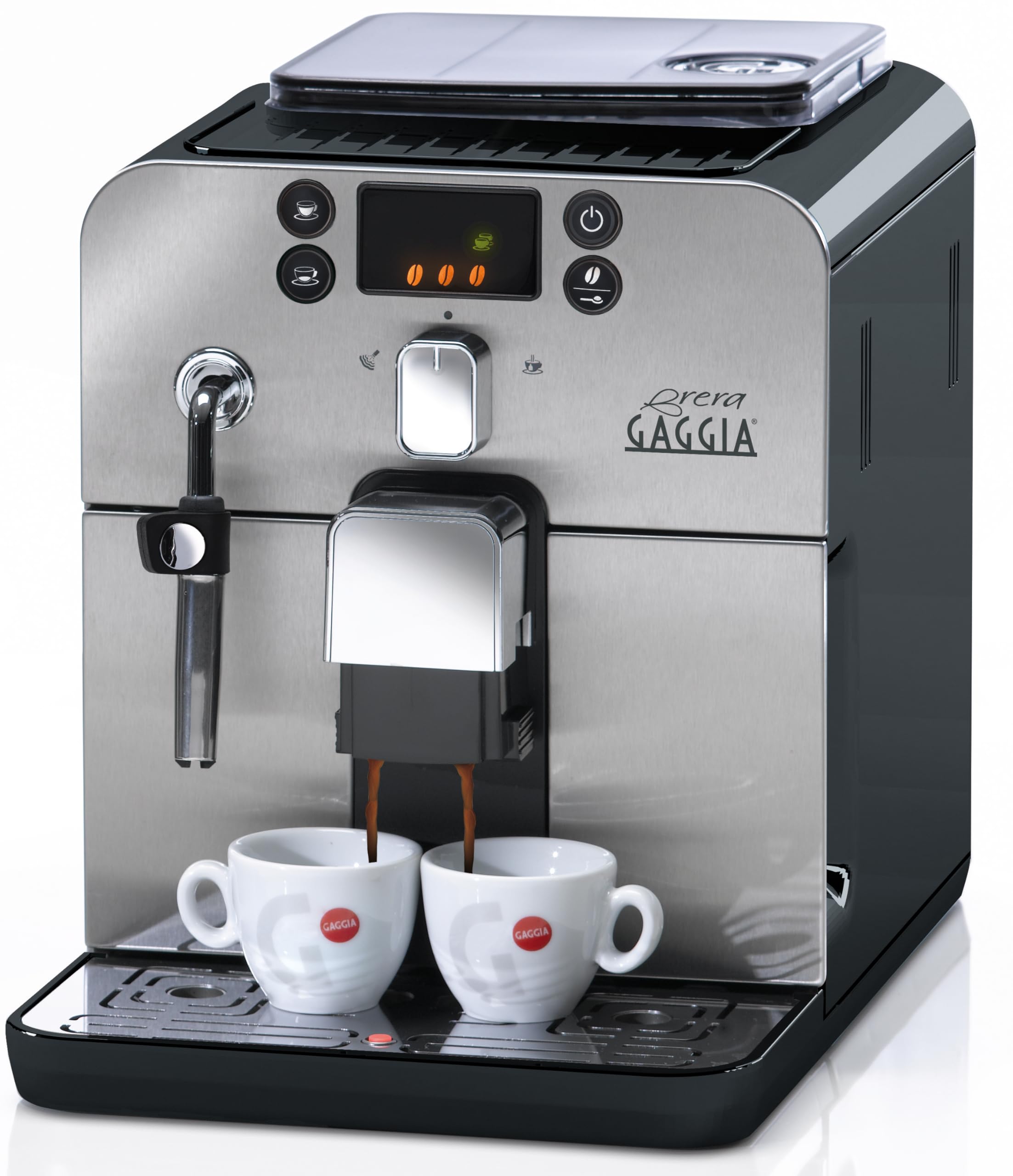 gaggia-brera-ri9305-11-macchina-caff-automatica-argento-nero-grani-e-macinato image 2