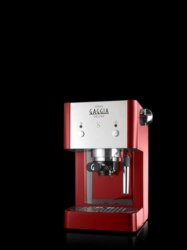 gaggia-gran-gaggia-deluxe-macchina-espresso-manuale-15-bar-rossa image 5