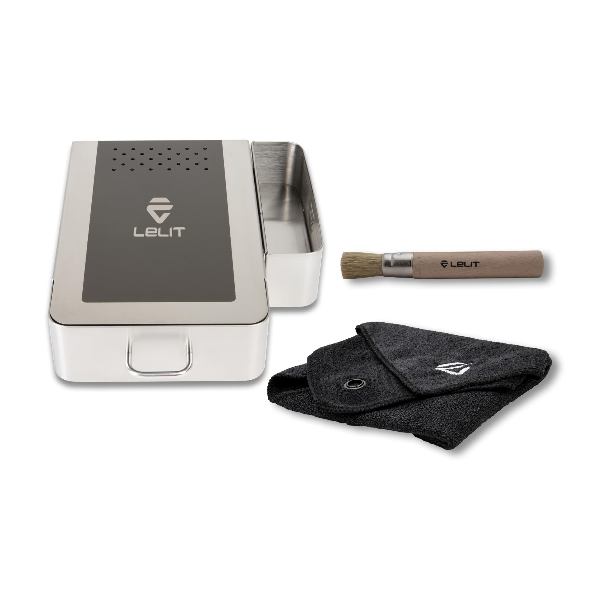lelit-pla360m-knock-box-a-cassetto-con-panno-e-spazzola image 2