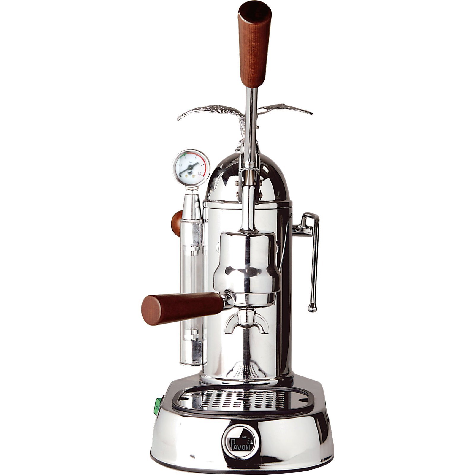 la-pavoni-gran-romantica-grl-macchina-espresso-argento image 1
