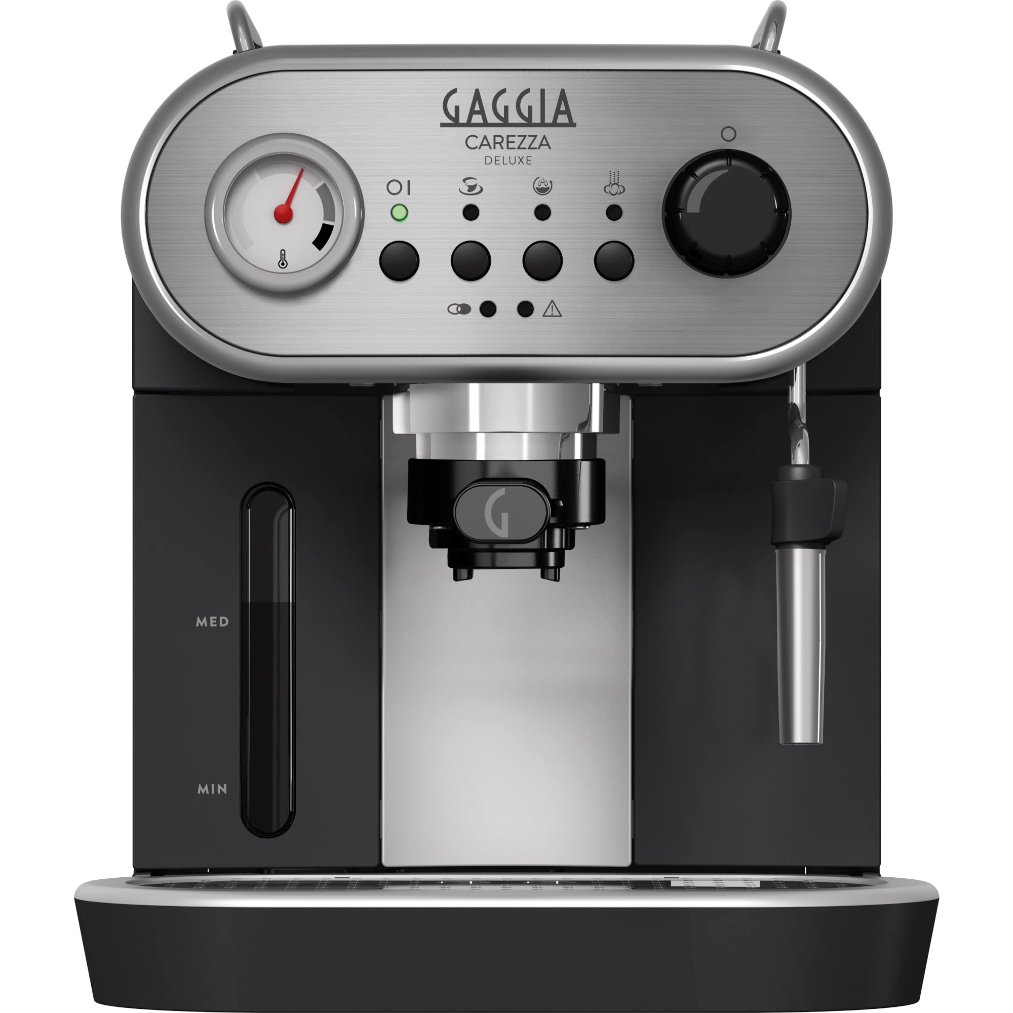 gaggia-carezza-deluxe-ri8525-01-macchina-espresso-manuale-macinato-e-cialde-grig image 1
