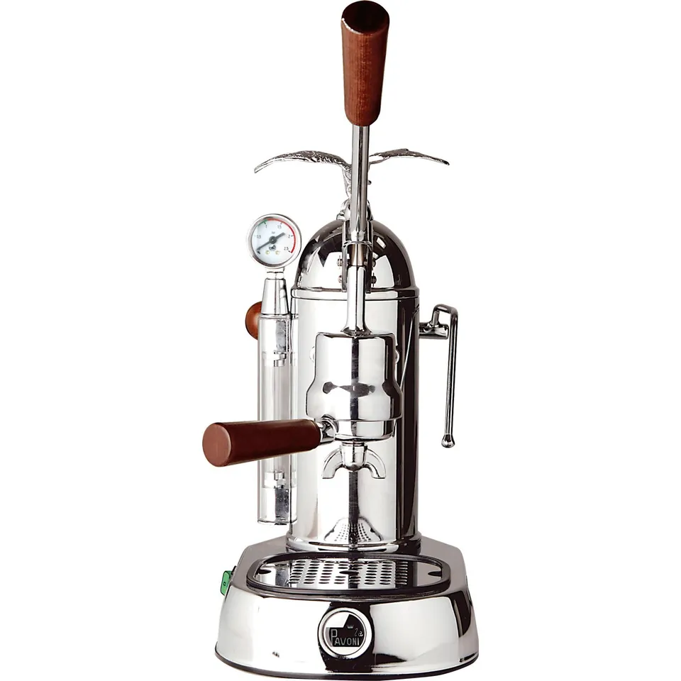 la-pavoni-gran-romantica-grl-macchina-espresso-argento image 1