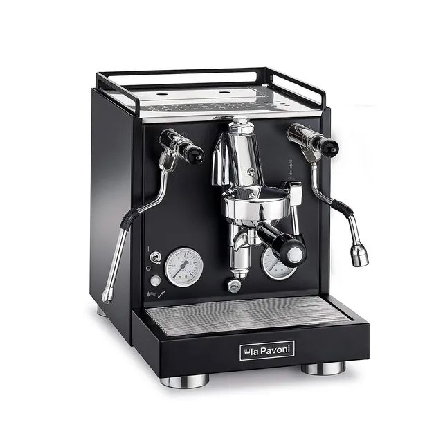 la-pavoni-new-cellini-evolution-lpscvb01eu-macchina-espresso-acciaio-nero image 1