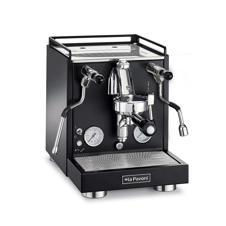 la-pavoni-new-cellini-evolution-lpscvb01eu-macchina-espresso-acciaio-nero image 1